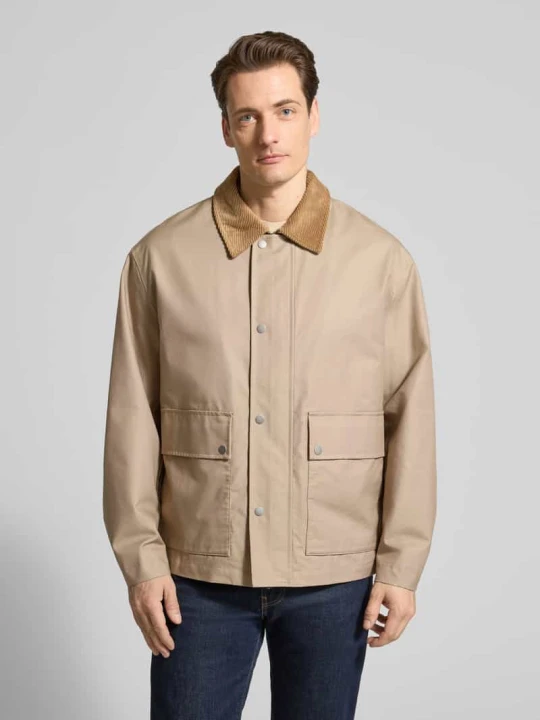 Zdjęcie produktu Kurtka z czystej bawełny o kroju regular fit model „KYLE” Selected Homme Beżowy