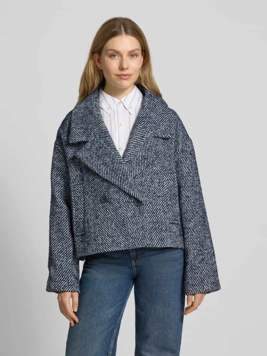 Zdjęcie produktu Kurtka o kroju regular fit z dodatkiem wełny model ‘Maggie’ My Essential Wardrobe Czarny