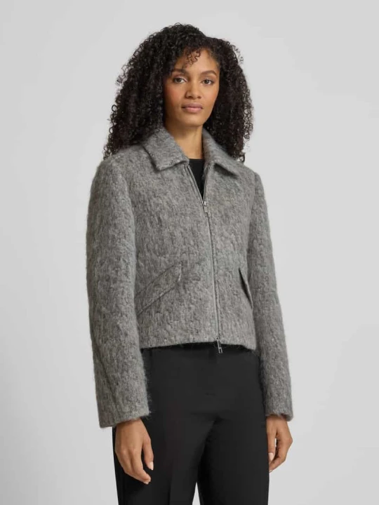 Zdjęcie produktu Kurtka krój regular fit z mieszanki żywej wełny model „CAFIORE1” Boss Jasnoszary melanż
