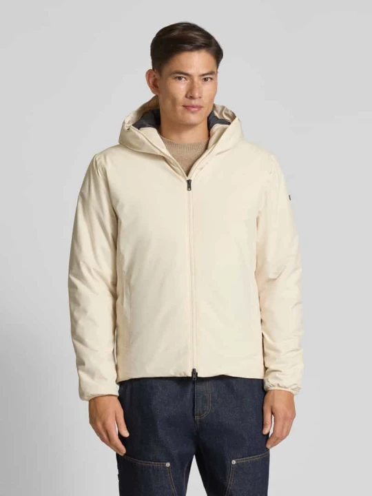 Zdjęcie produktu Kurtka o kroju regular fit z dwustronnym zamkiem błyskawicznym model ‘Nimbus’ SCANDINAVIAN EDITION Złamany biały