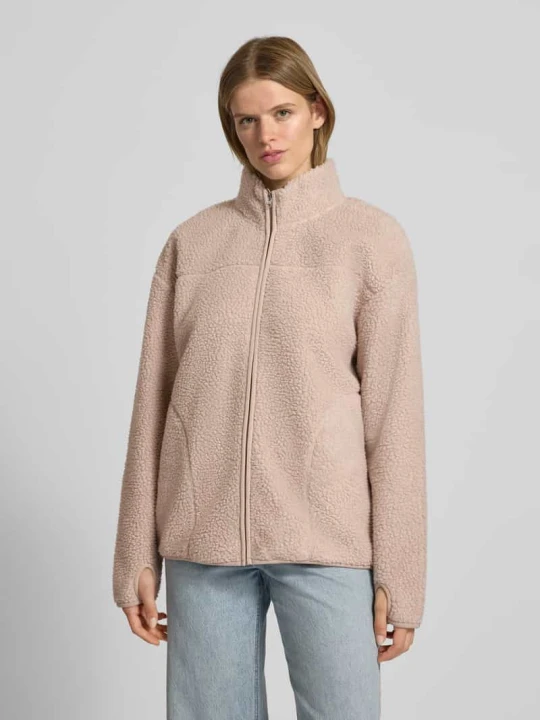 Zdjęcie produktu Kurtka o kroju regular fit z futerka model ‘SADIA’ Pieces Złamany biały