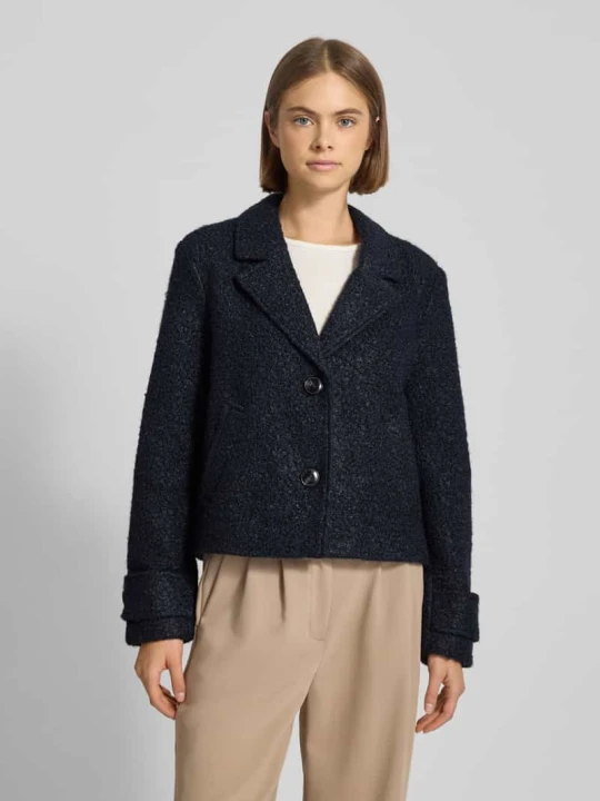 Zdjęcie produktu Kurtka o kroju regular fit z futerkiem model ‘VALERIA’ Only Granatowy