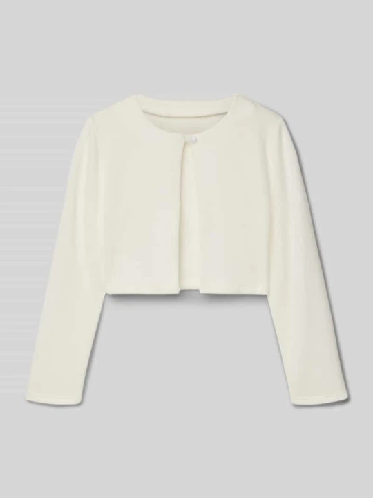 Zdjęcie produktu Kurtka w dzianinowym wyglądzie, krój regular fit Une Hautre Couture Złamany biały
