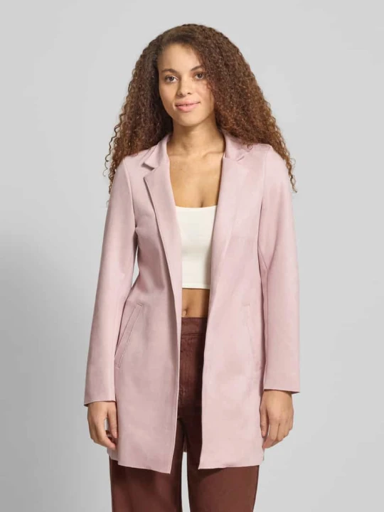 Zdjęcie produktu Kurtka o kroju regular fit w imitacji skóry Model 'SOHO' Only Brudnoróżowy