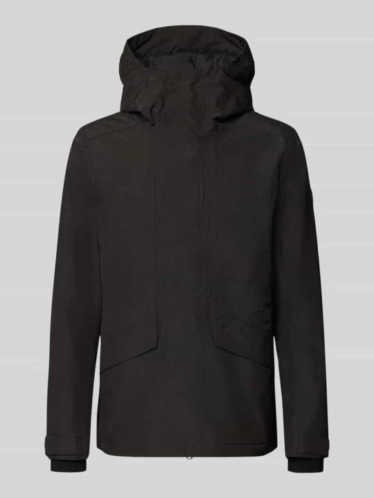 Zdjęcie produktu kurtka o kroju regular fit z kapturem model 'Adam' Didriksons Czarny