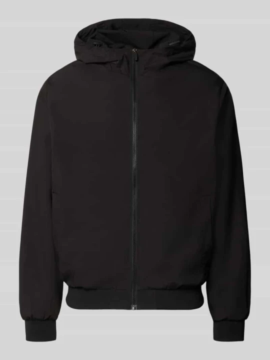 Zdjęcie produktu kurtka o kroju regular fit z kapturem model 'Charge' Jack&Jones Czarny