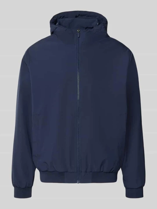 Zdjęcie produktu kurtka o kroju regular fit z kapturem model 'Charge' Jack&Jones Granatowy