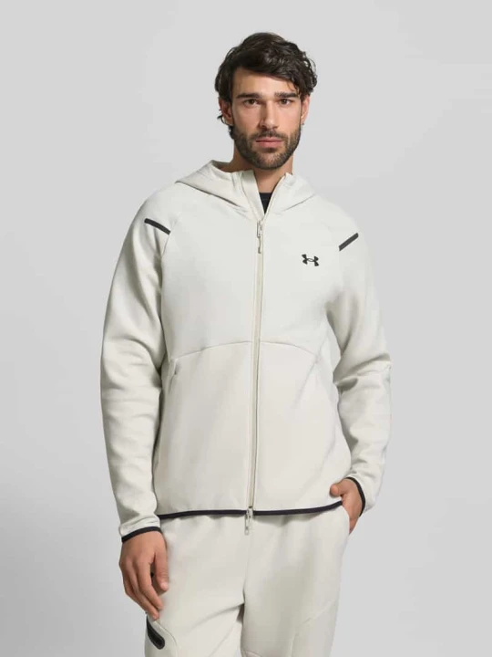 Zdjęcie produktu Kurtka krój regular fit z kapturem model 'Unstoppable' Under Armour Złamany biały