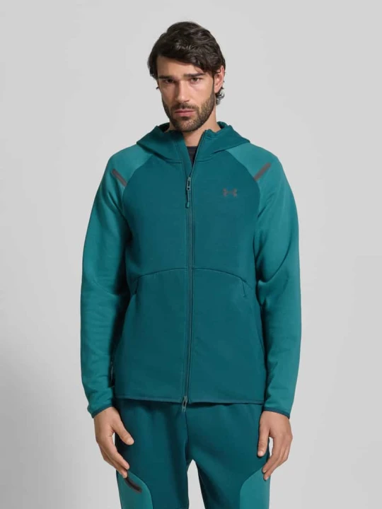 Zdjęcie produktu Kurtka krój regular fit z kapturem model 'Unstoppable' Under Armour Petrol