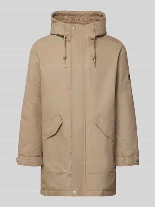 Zdjęcie produktu kurtka o kroju regular fit z mieszanki bawełny z podszewką ze sztucznego kożuszka Marc O'Polo Camel