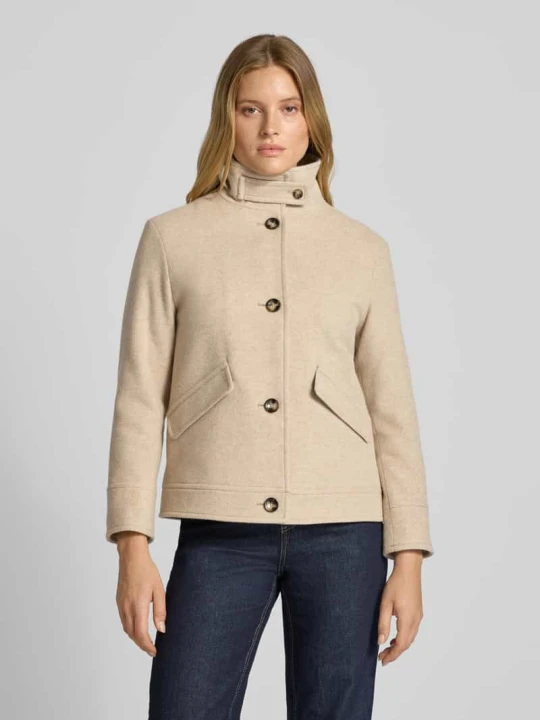 Zdjęcie produktu Kurtka o kroju regular fit z mieszanki wełny model „Astoria” CINQUE Beżowy