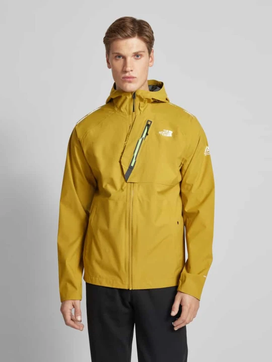 Zdjęcie produktu Kurtka o kroju regular fit z nadrukiem z logo model ‘ANTORA’ The North Face Musztardowy