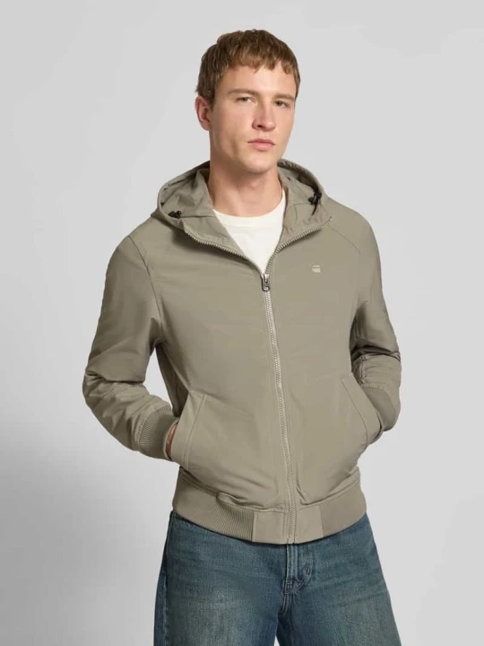 Zdjęcie produktu Kurtka w kroju regular fit z nadrukiem logo model 'Track' G-Star Raw Piaskowy