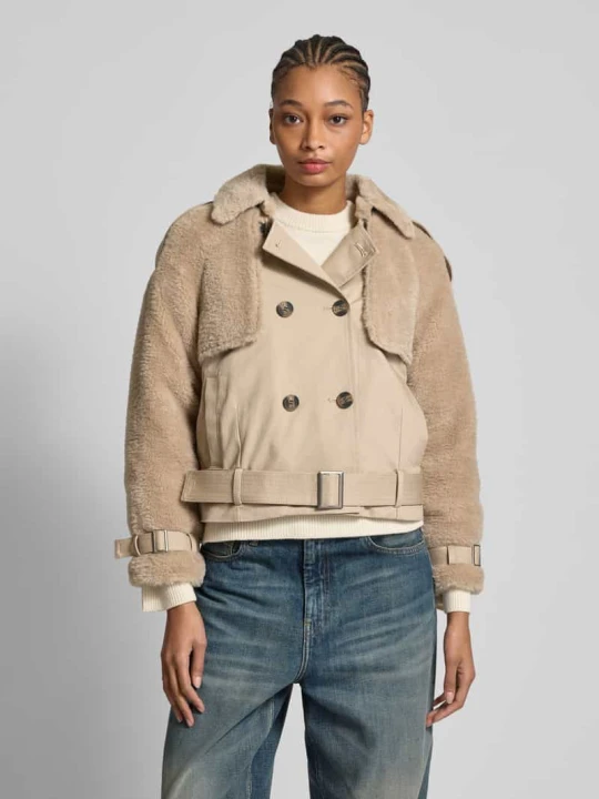 Zdjęcie produktu Kurtka o kroju regular fit z obszyciem ze sztucznego futra model ‘FIONA’ Pepe Jeans