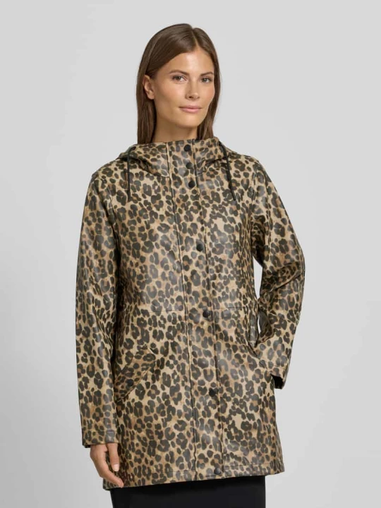 Zdjęcie produktu Płaszcz parka o kroju regular fit z trokiem, model „MALOU” Vero Moda Średniobrązowy