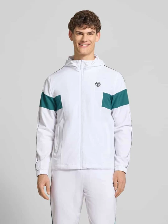 Zdjęcie produktu Kurtka o kroju regular fit z wyhaftowanym logo model „Caspio” Sergio Tacchini Biały