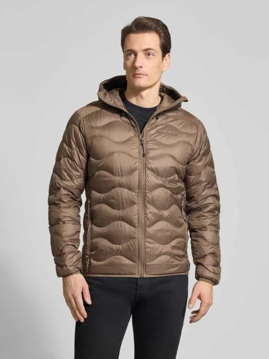 Zdjęcie produktu kurtka w kroju regular fit z haftowanym logo model 'Helium' Peak Performance Błotnisty