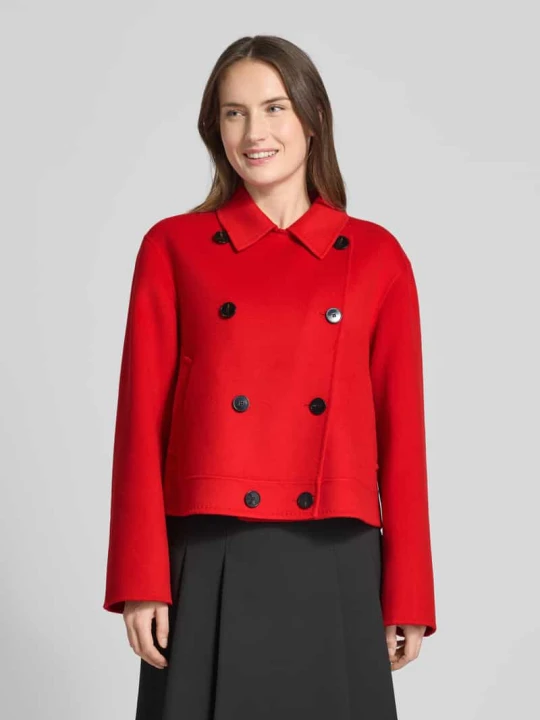 Zdjęcie produktu Kurtka o kroju regular fit z wykładanym kołnierzem Windsor Czerwony