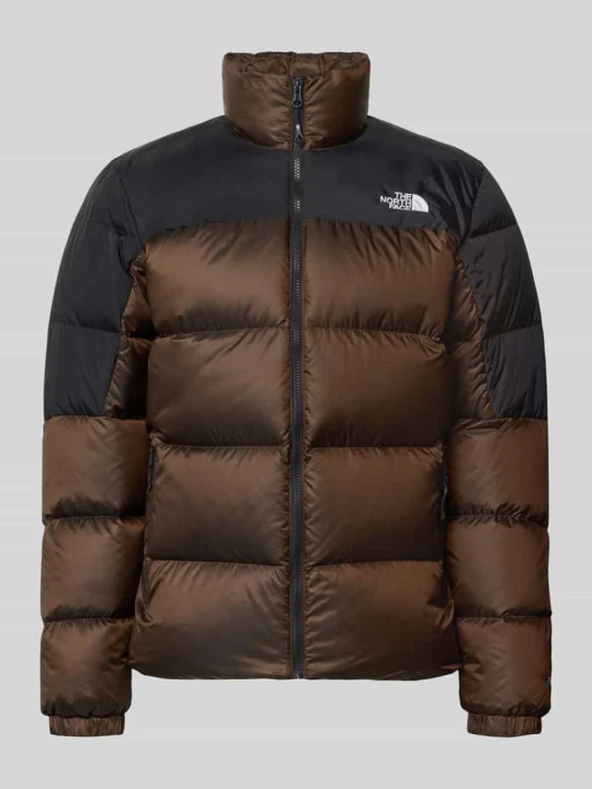 Zdjęcie produktu kurtka o kroju regular fit z wypełnieniem puchem i pierzem model 'Diabolo' The North Face Ciemnobrązowy
