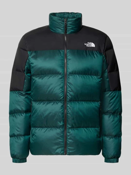 Zdjęcie produktu kurtka o kroju regular fit z wypełnieniem puchem i pierzem model 'Diabolo' The North Face Petrol
