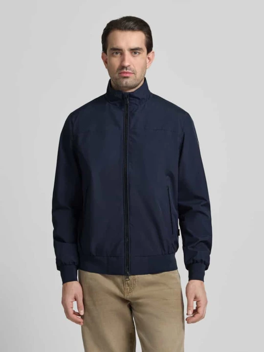 Zdjęcie produktu Kurtka o kroju regular fit ze stójką model 'Finlay' Save The Duck Granatowy