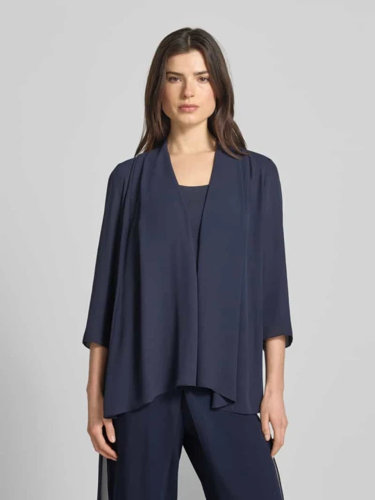 Zdjęcie produktu Kurtka o kroju relaxed fit w półprzezroczystym designie Vera Mont Ciemnoniebieski