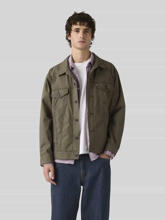 Zdjęcie produktu Kurtka o kroju relaxed fit z mieszanki bawełny i lnu Levi's Średniobrązowy
