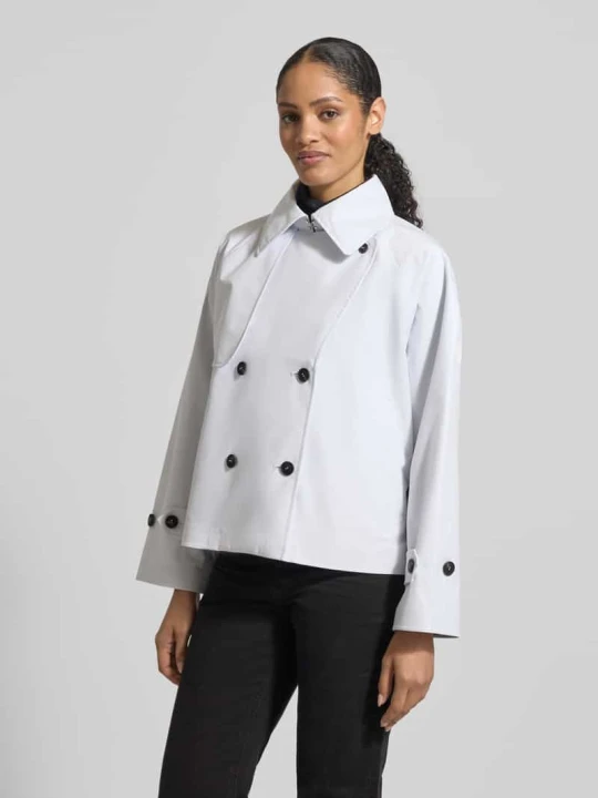 Zdjęcie produktu Krój relaxed fit Kurtka z wykładanym kołnierzem Model 'Garbo' Save The Duck Biały