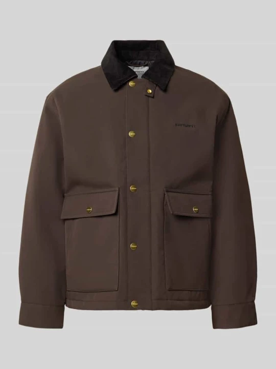 Zdjęcie produktu kurtka o kroju relaxed fit z wykładanym kołnierzem model 'Quentin' Carhartt WIP Średniobrązowy