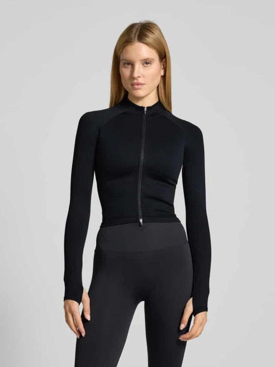 Zdjęcie produktu Kurtka w kroju slim fit z dwukierunkowym zamkiem błyskawicznym AIMN Czarny