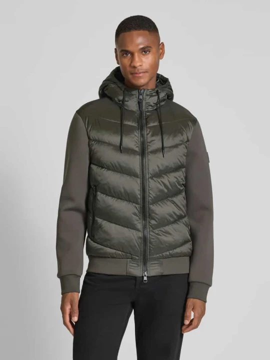 Zdjęcie produktu Kurtka pikowana o kroju slim fit z tunelem Antony Morato Oliwkowy