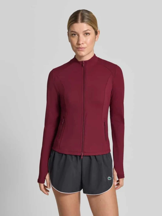 Zdjęcie produktu kurtka o kroju slim fit z zamkiem błyskawicznym dwustronnym model 'Sense' AIMN Bordowy