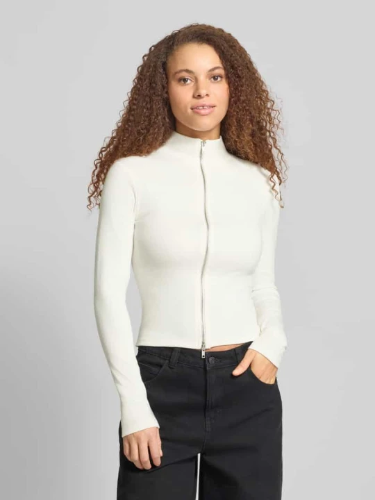 Zdjęcie produktu Kurtka o kroju slim fit ze stójką Gina Tricot Biały