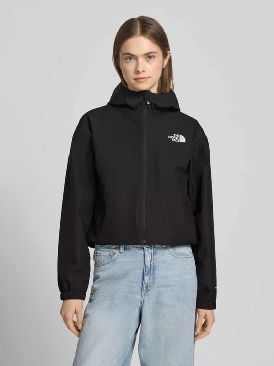 Zdjęcie produktu Kurtka o krótkim kroju z logo i zamkiem błyskawicznym The North Face Czarny