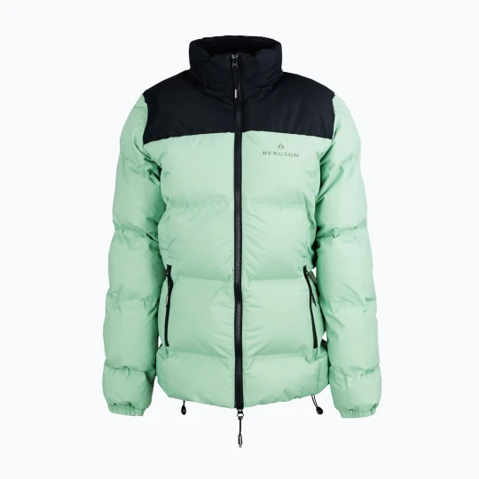 Zdjęcie produktu Kurtka ocieplana damska BERGSON Snowy Wolf Micro-Therm mineral Zielony