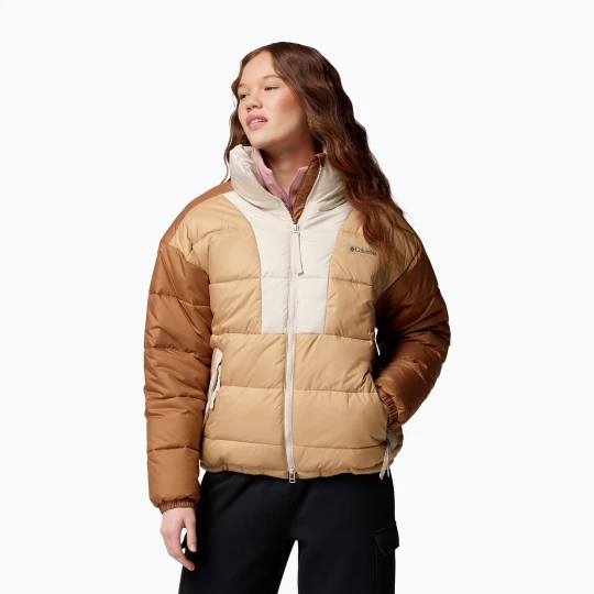 Zdjęcie produktu Kurtka ocieplana damska Columbia Pike Lake canoe / camel brown / dark stone