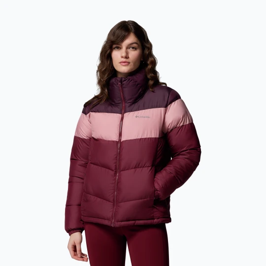Zdjęcie produktu Kurtka ocieplana damska Columbia Puffect II Colorblock rich wine / eraser pink / moonvista