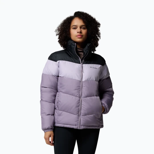 Zdjęcie produktu Kurtka ocieplana damska Columbia Puffect II Colorblock shale purple / lavender pearl / black