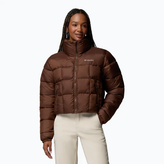 Zdjęcie produktu Kurtka ocieplana damska Columbia Puffect III Cropped tobacco Brązowy