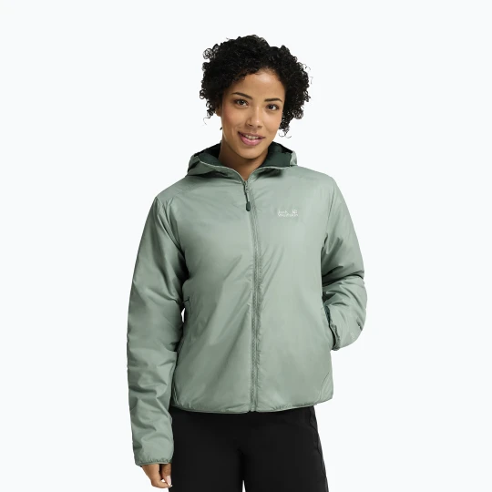 Zdjęcie produktu Kurtka ocieplana damska Jack Wolfskin Trail Light Ins 2IN1 green zinnia