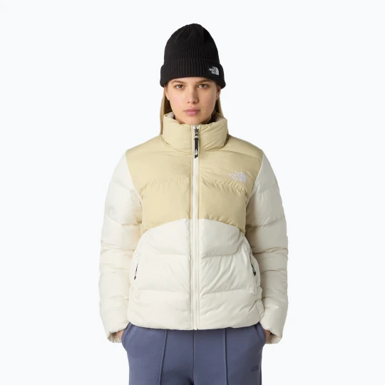 Zdjęcie produktu Kurtka ocieplana damska The North Face Saikuru gravel/white dune
