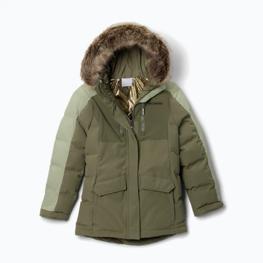 Zdjęcie produktu Kurtka ocieplana dziecięca Columbia Girl's Marquam Peak Fusion II stone green / safari