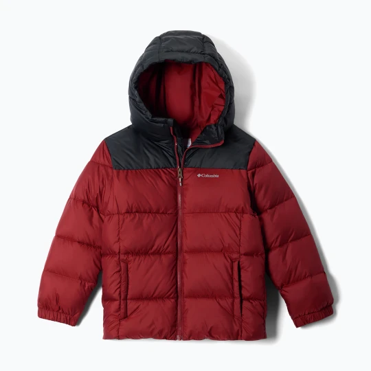 Zdjęcie produktu Kurtka ocieplana dziecięca Columbia Puffect Hooded Red Oxide / Black