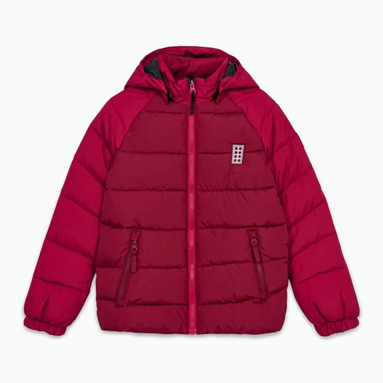 Zdjęcie produktu Kurtka ocieplana dziecięca LEGO Lwjipe 704 dark red