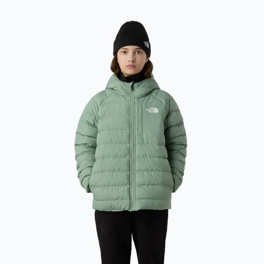 Zdjęcie produktu Kurtka ocieplana dziecięca The North Face Reversible Perrito Hooded slate moss Zielony
