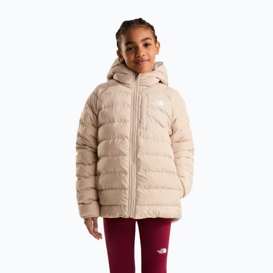 Zdjęcie produktu Kurtka ocieplana dziecięca The North Face Reversible Perrito Hooded timeless taupe Beżowy