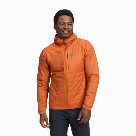 Zdjęcie produktu Kurtka ocieplana męska Black Diamond Solution 2.0 Hoody saffron Pomarańczowy