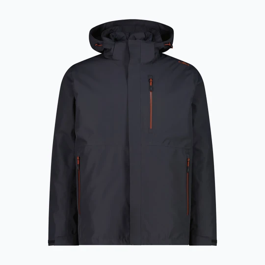 Zdjęcie produktu Kurtka ocieplana męska CMP 36Z2257D Zip Hood Detachable Inn antracite Szary