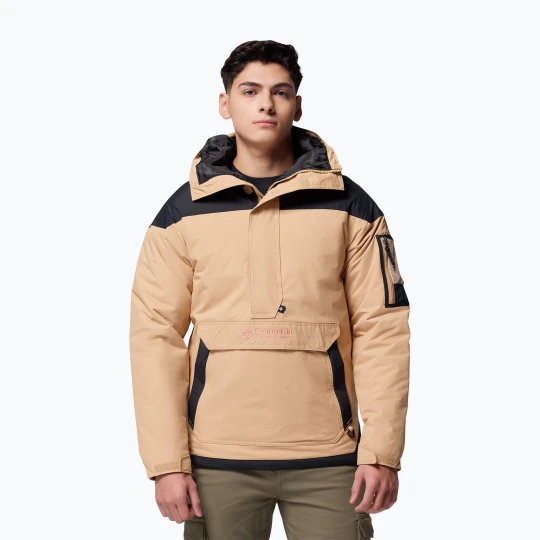 Zdjęcie produktu Kurtka ocieplana męska Columbia Challenger II Ins Pullover canoe / black Beżowy