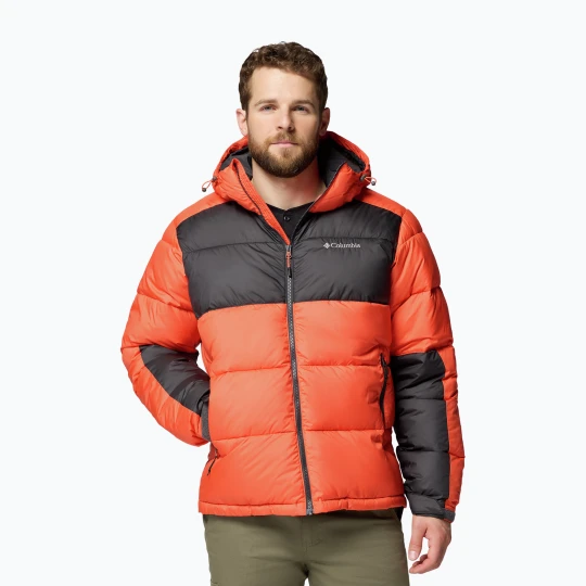 Zdjęcie produktu Kurtka ocieplana męska Columbia Pike Lake II Hooded zing / shark Pomarańczowy